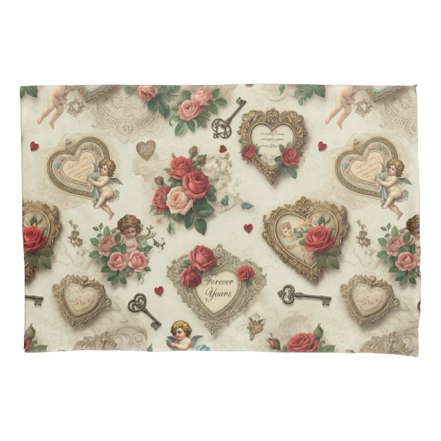 Vintage Pillowcase "Forever Yours" (Frente)