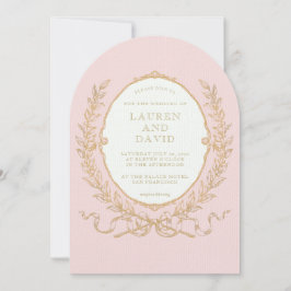Vintage Pink Paris Glam Convite