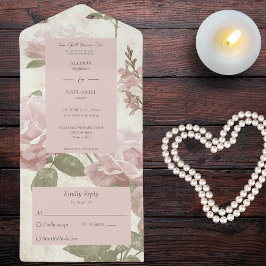 Vintage Pink Rose