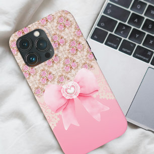 Vintage Pink Rose Floral