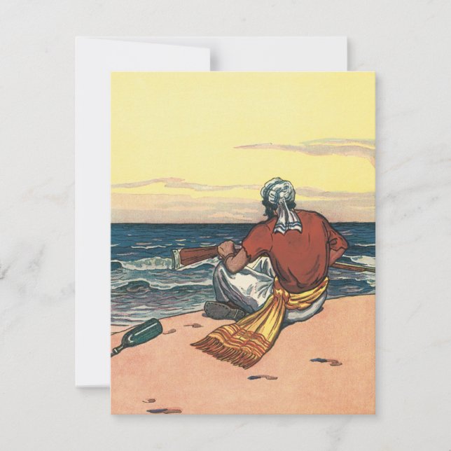 Vintage Pirates, Maroonado em uma Ilha Desertada (Frente)