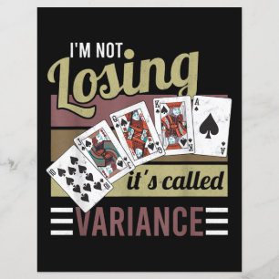 Vintage Poker Estou perdendo chama-se Variância
