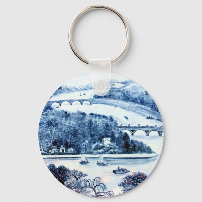 vintage porcelana chaveiro (Frente)