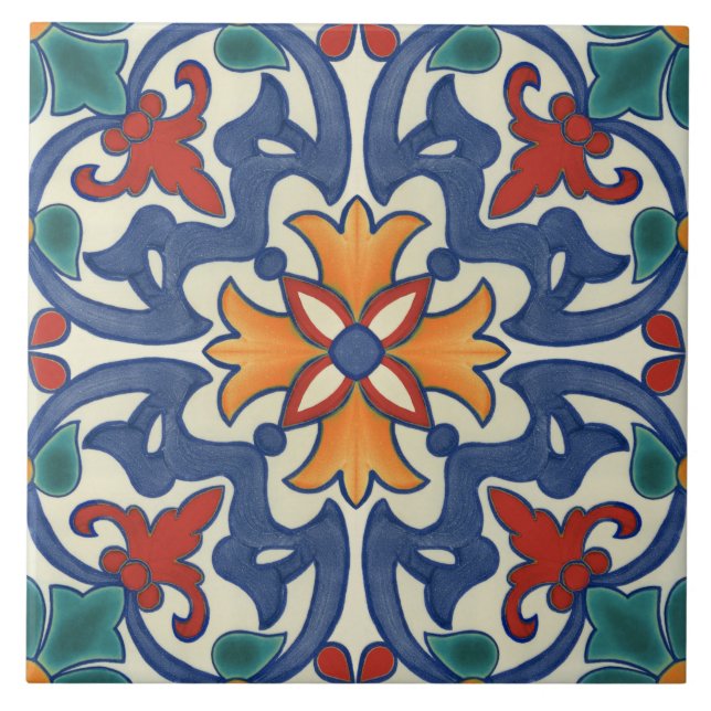 Vintage Português Azulejos Pattern (Frente)