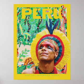 Vintage Poster do Peru