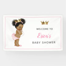 Vintage Princesa Chá de fraldas - Banner de Plano