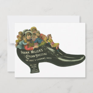 Vintage Product Label, Calçado polonês de Frank Mi