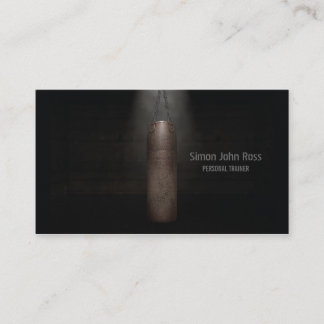 Vintage Punching Bag Cartão de visita