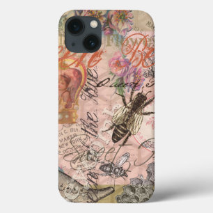Vintage Queen Bee Linda Colagem de Meninas