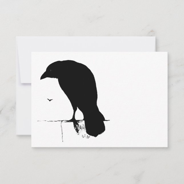 Vintage Raven - Corvos-Góticos Personalizados (Frente)