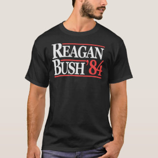 Vintage Reagan Bush 1984 T-Shirt Essencial