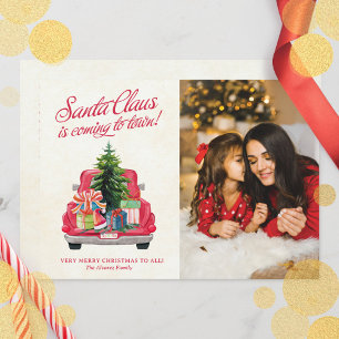 Vintage Red Papais noeis Truck Foto