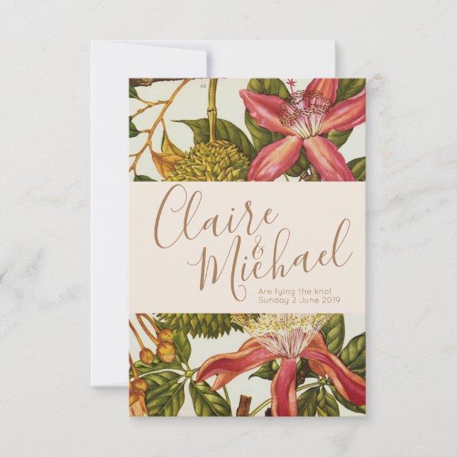 Vintage Red Passion Flower Weditation (Frente)