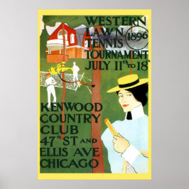 Vintage Reproduction Chicago Poster