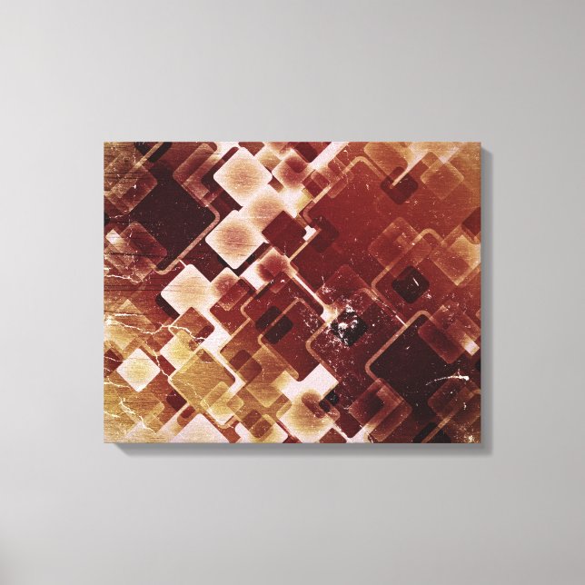 Vintage retro Canvas de arte padrão (Frente)