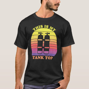 Vintage Retro Este É Meu Tanque Top Scuba Diving D