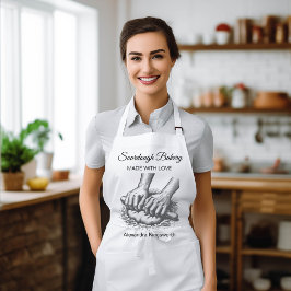 Vintage retro feito à mão - padeiro Sourdough