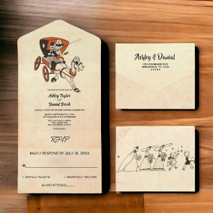 Vintage Retro Old Rustic Casal Casamento