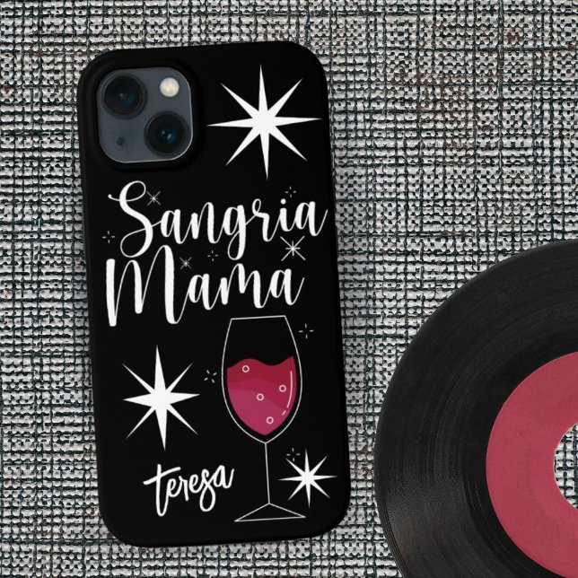 Vintage Retro Sangria Mama Personalizado (Criador carregado)