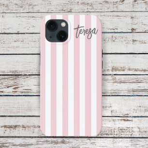 Vintage Retro Suave, Rosa e Branco, Personalizado