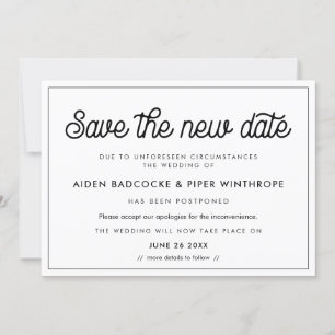 Vintage retroativo Salve o novo cartão de data