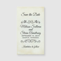 Vintage Rico Western Wedding Salvar Data