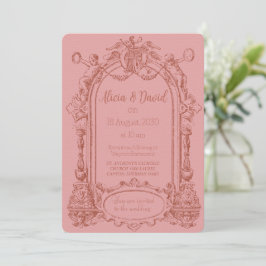 Vintage Rococo - Convites para Casamento