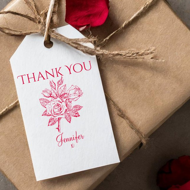 Vintage Rosa Obrigado Carimbo (Criador carregado)