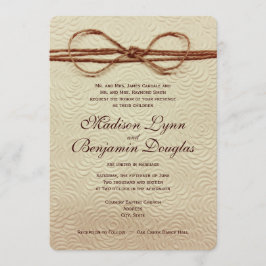 Vintage Rustic Country Wedings Convites