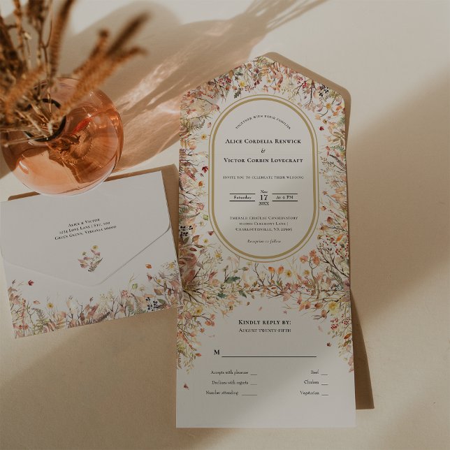 Vintage Rustic Fall Beige Wedding (Criador carregado)