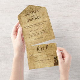 Vintage rustic Wedde Noite Groom