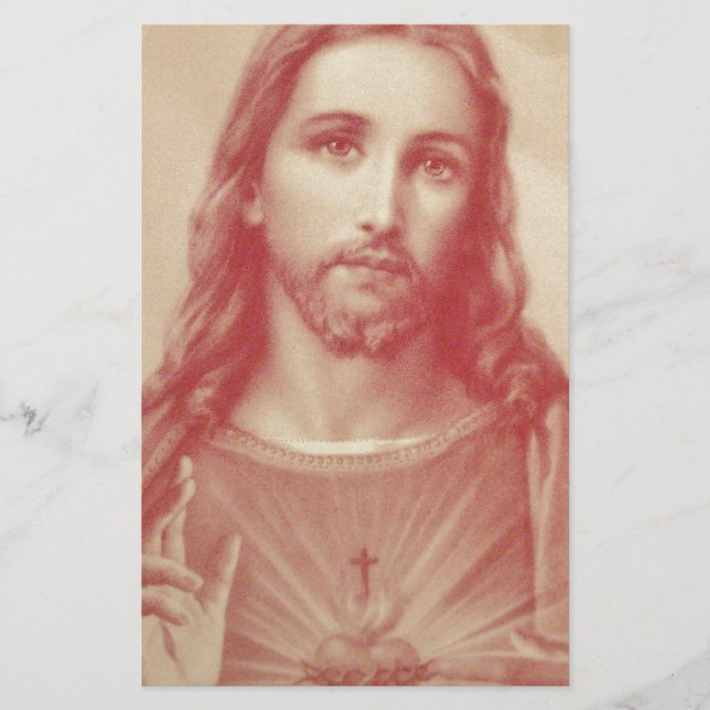 Vintage Sagrado Coração de Jesus (Frente)