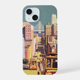 Vintage San Francisco Cable Cars Poster de viagens