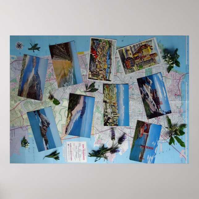 Vintage San Francisco Scenery Poster (Frente)