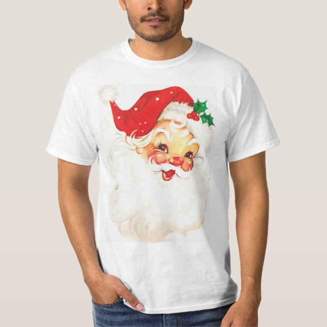 Vintage Santa Claus Men's T-Shirt (Frente)