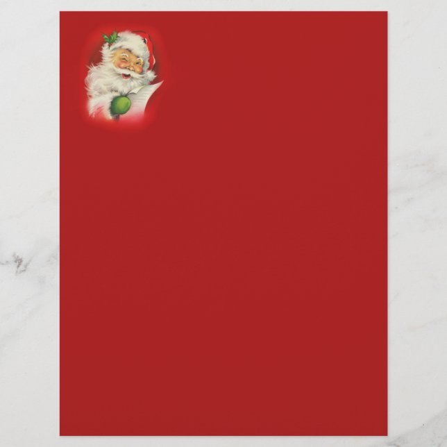 Vintage Santa Claus Natal (Frente)