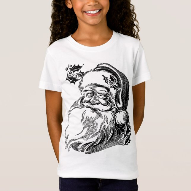 Vintage Santa Claus T-Shirt (Frente)