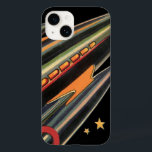 Vintage Science Fiction Roket Ship by Space Stars<br><div class="desc">Ilustração de safra futurista e imagem de ficção científica de planetas. Um clássico design de ficção científica em quadrinhos retrô,  do futuro,  com um viagem e um foguete de transporte viajando pelo espaço através das estrelas e da lua no caminho de volta à Terra.</div>