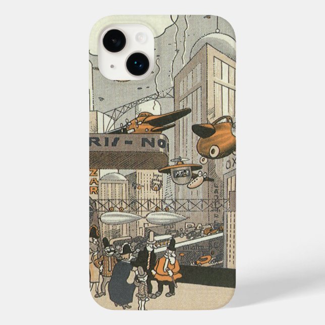 Vintage Science Fiction Urban Paris, Steam Punk (Verso)