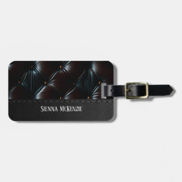 Vintage sem costura Etiqueta de bagagem embutida