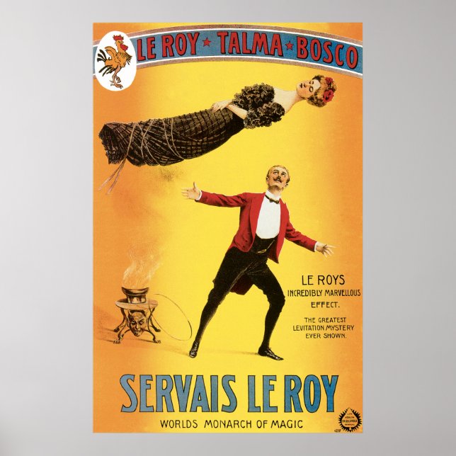 Vintage Servais Le Roy Poster (Frente)