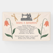 Vintage Sewing Machine Seamstress