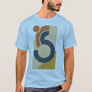 Vintage Shapes T-Shirt Trabalho de arte masculino