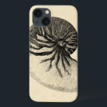 Vintage - Shell de Conch Preto e Branco<br><div class="desc">Obtenha esta imagem exclusiva de concha branca e preta no seu próximo produto. Este incrível fundo sépia com um Conch Preto e Branco parecerá excelente em qualquer coisa. Leve a praia com você para onde quer que vá.</div>