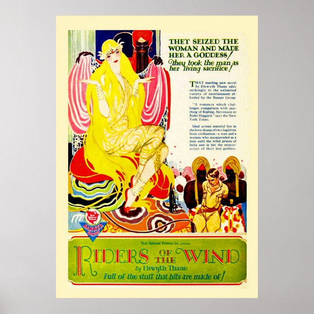 Vintage Silent Film Poster (Frente)