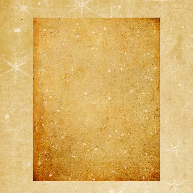 Vintage Snowflake Scrapbook Paper (Criador carregado)