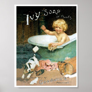 Vintage Soap Ad Impressão
