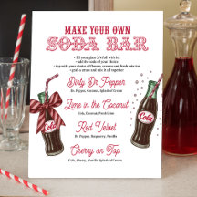 Vintage Soda Pop Cola Bottle Soda Bar