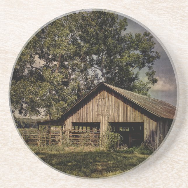 Vintage South Georgia Barn Porta copos (Frente)