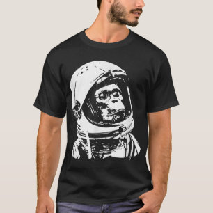 Vintage Space Viagem Astronaut Monkey Pullover Hoo